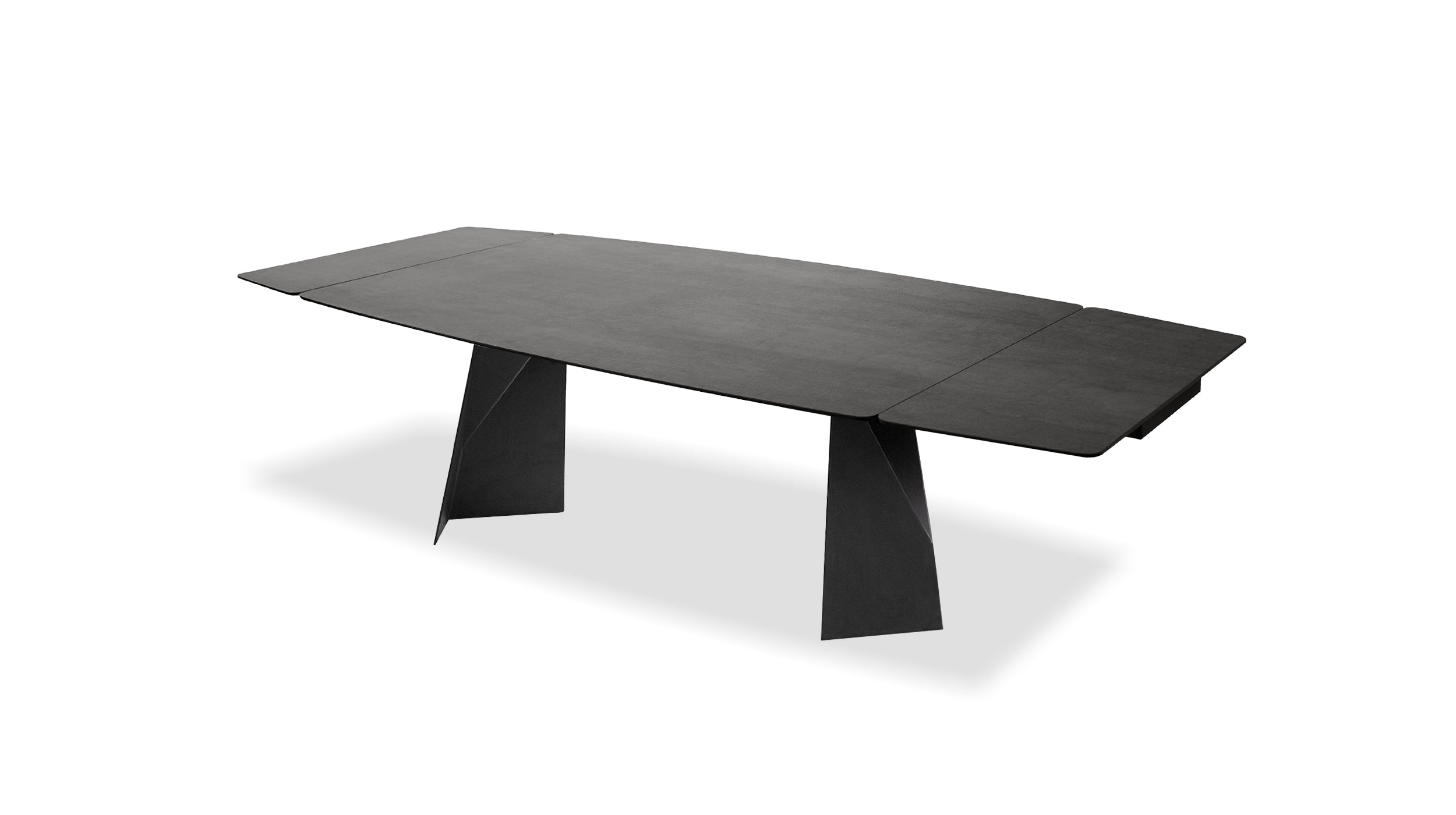 PRISM Double Extension Dining Table in Industrial Grey – Mobital Group