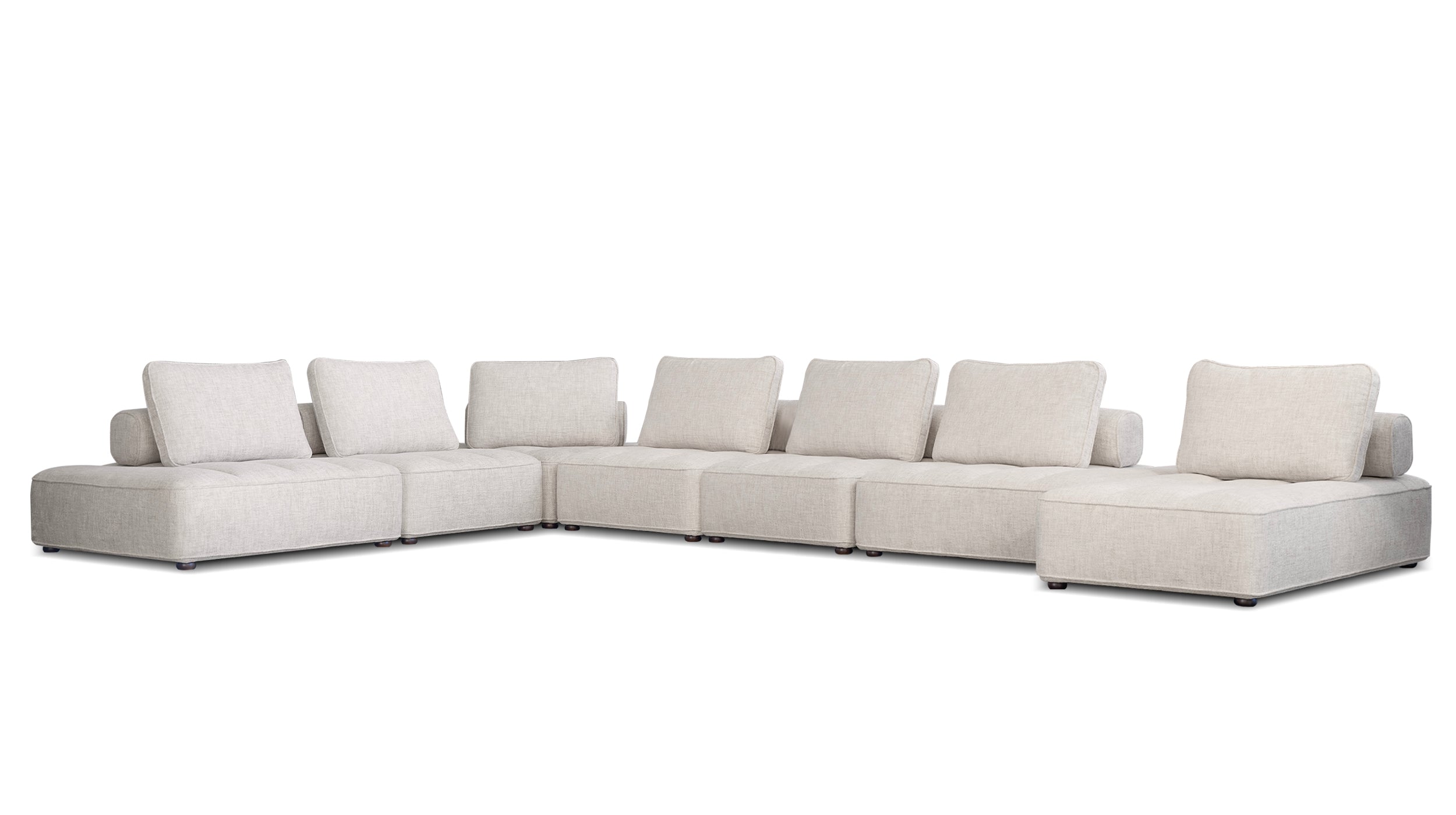 FLUX Sectional 7-Piece Crema – Mobital Group