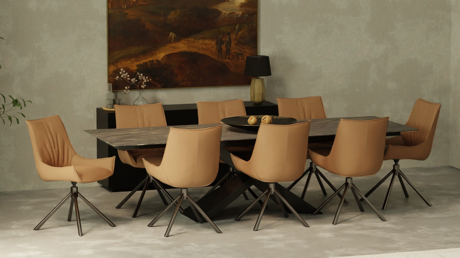 CENTURY Dining Table in Black – Mobital Group