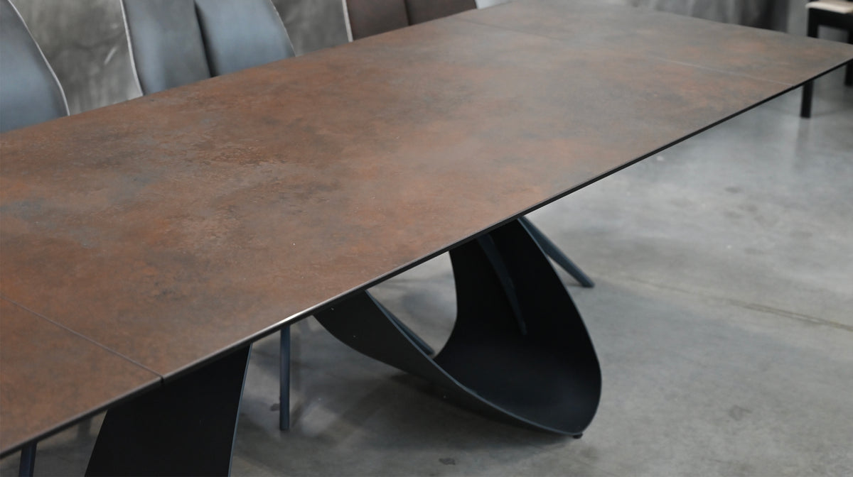 SIGNATURE Extension Dining Table in Oxidized Brown – Mobital Group