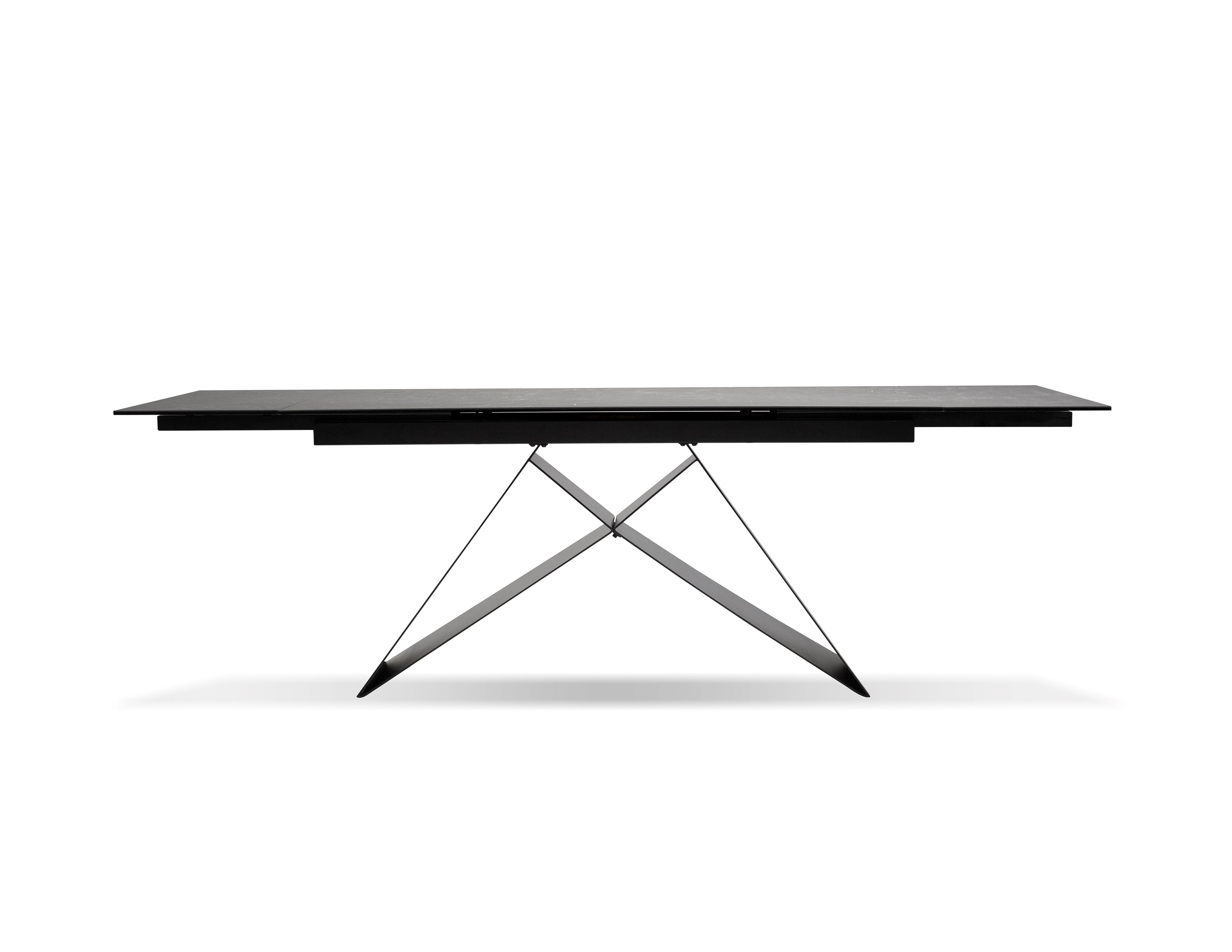 THE W Double Extension Dining Table in Slate Grey – Mobital Group