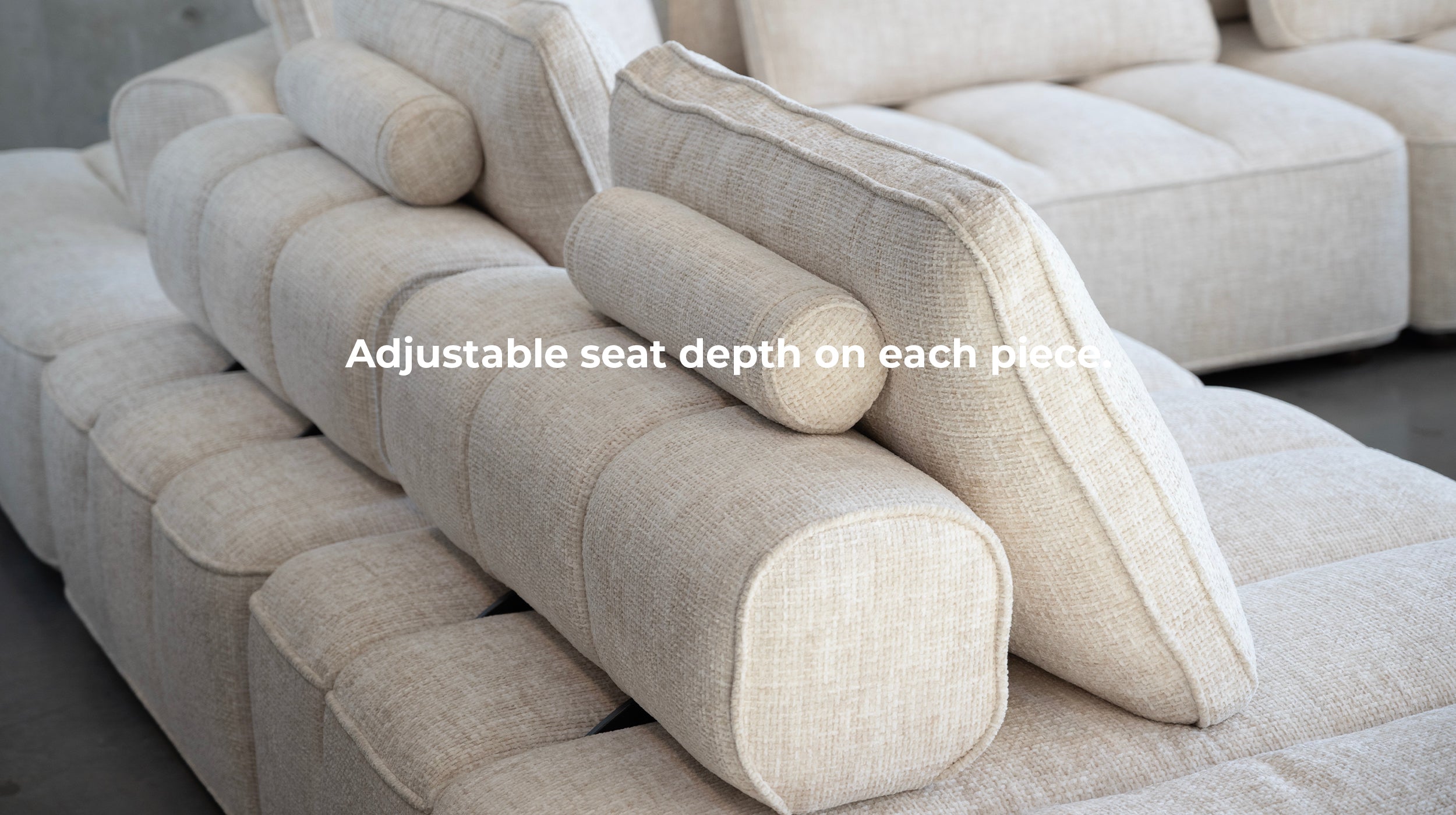 FLUX Sectional 7-Piece Crema – Mobital Group