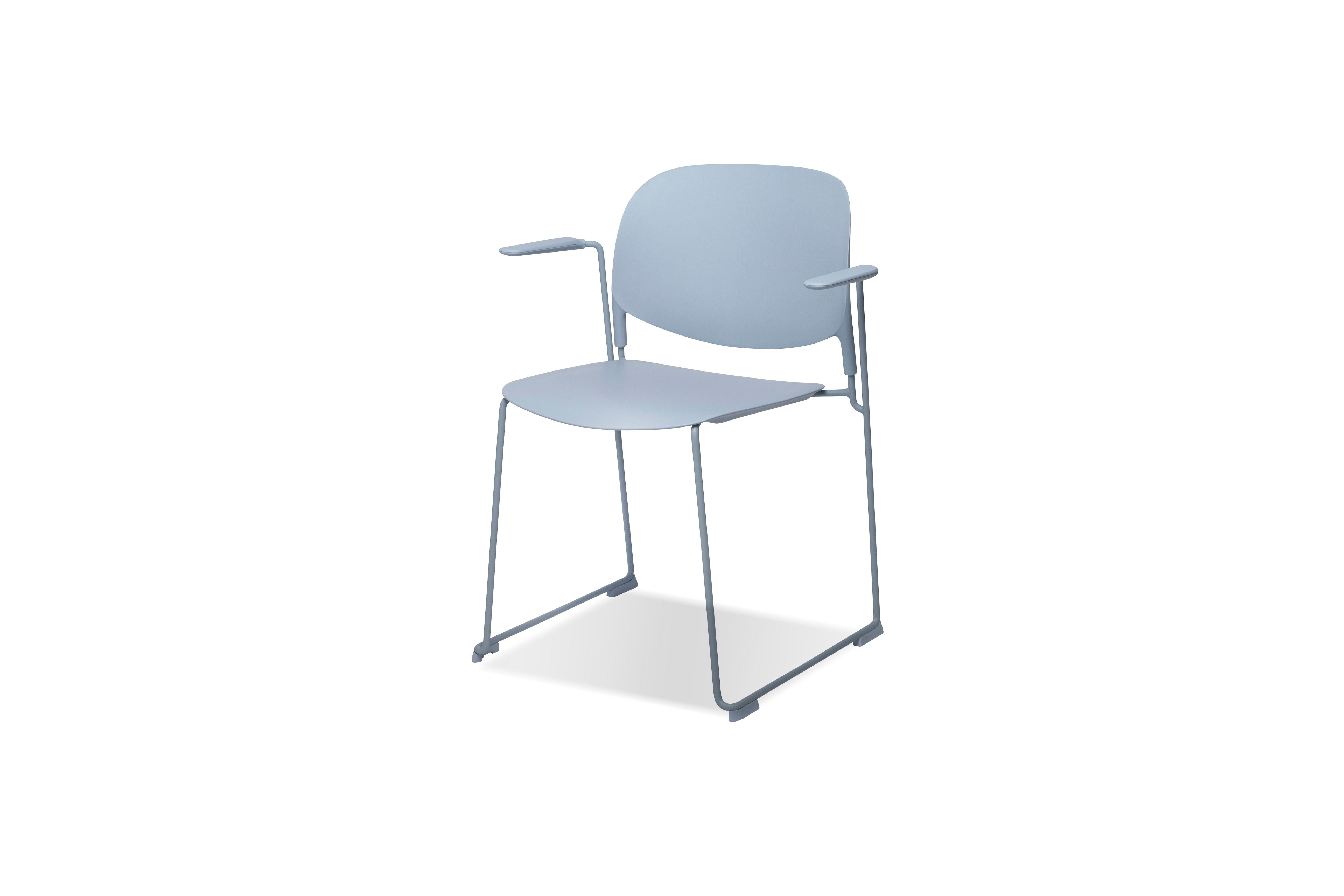 PRINGLE Armchair Stackable in Light Blue