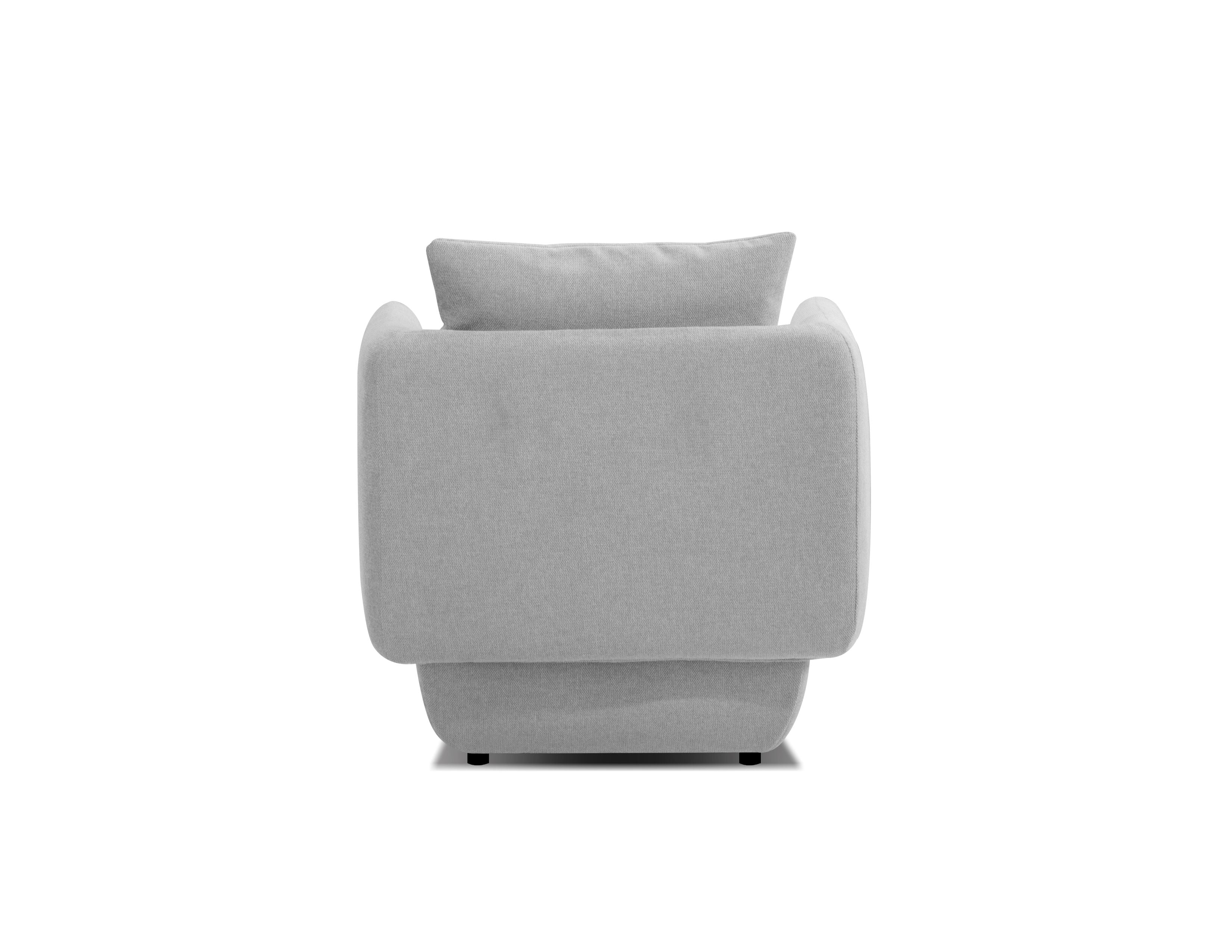 PROBE Occasional Chair in Heather Grey Chenille