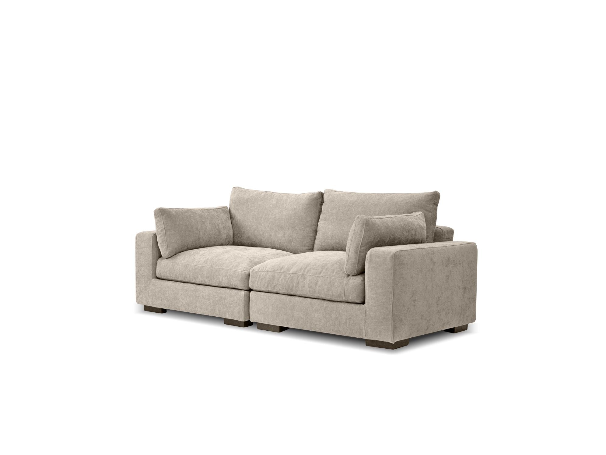 ONZA Fabric Loveseat in Oyster