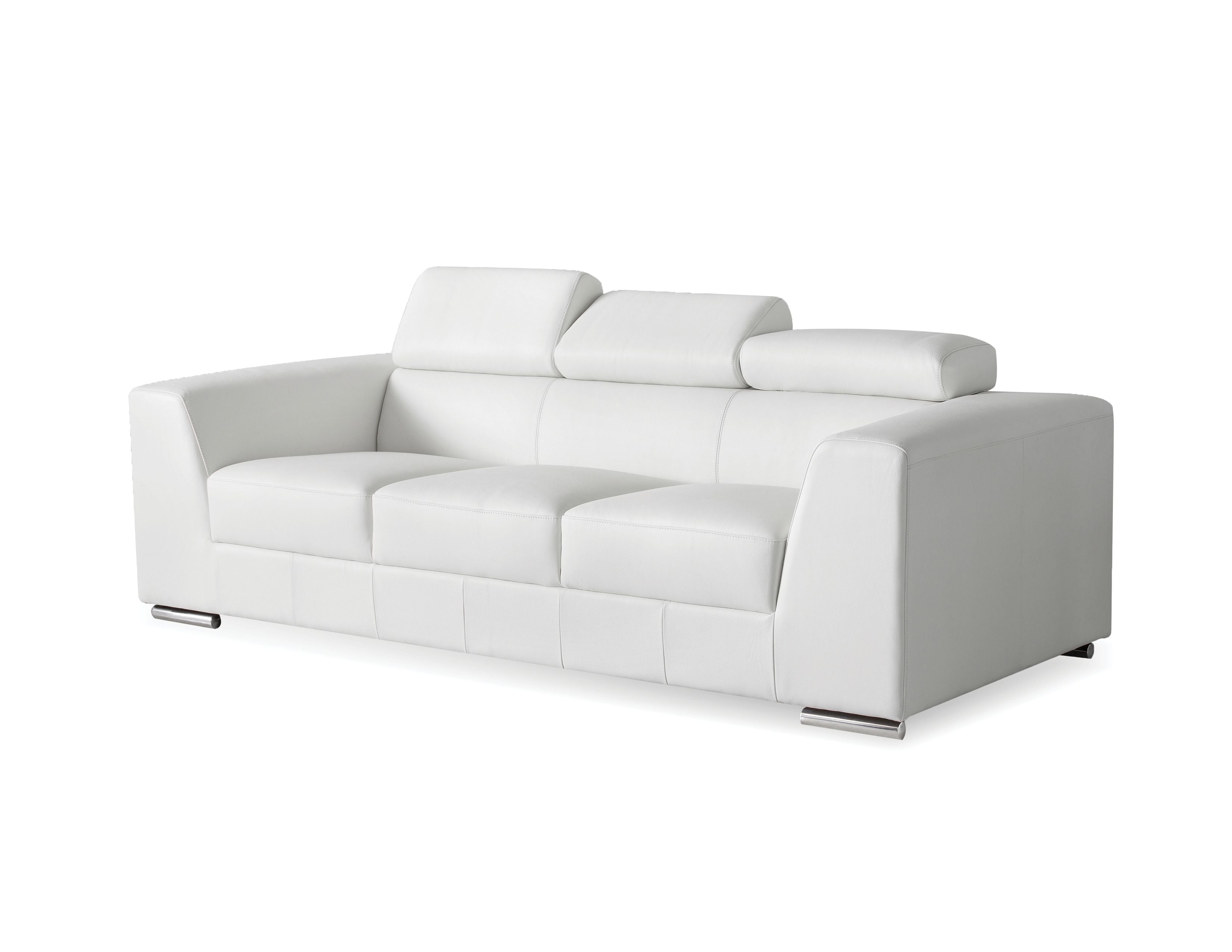 ICON Leather Sofa in White
