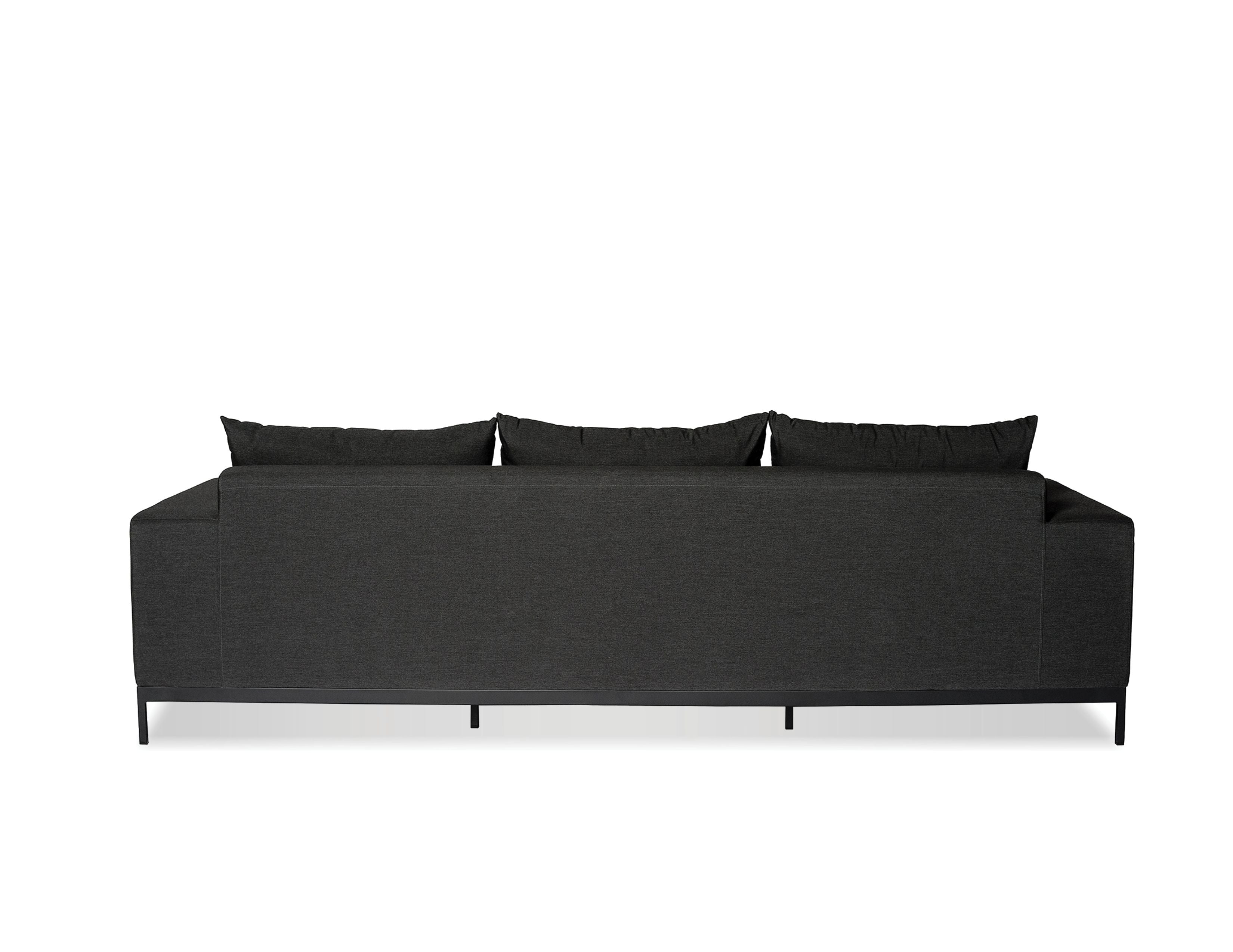JERICHO Fabric Sofa in Charcoal