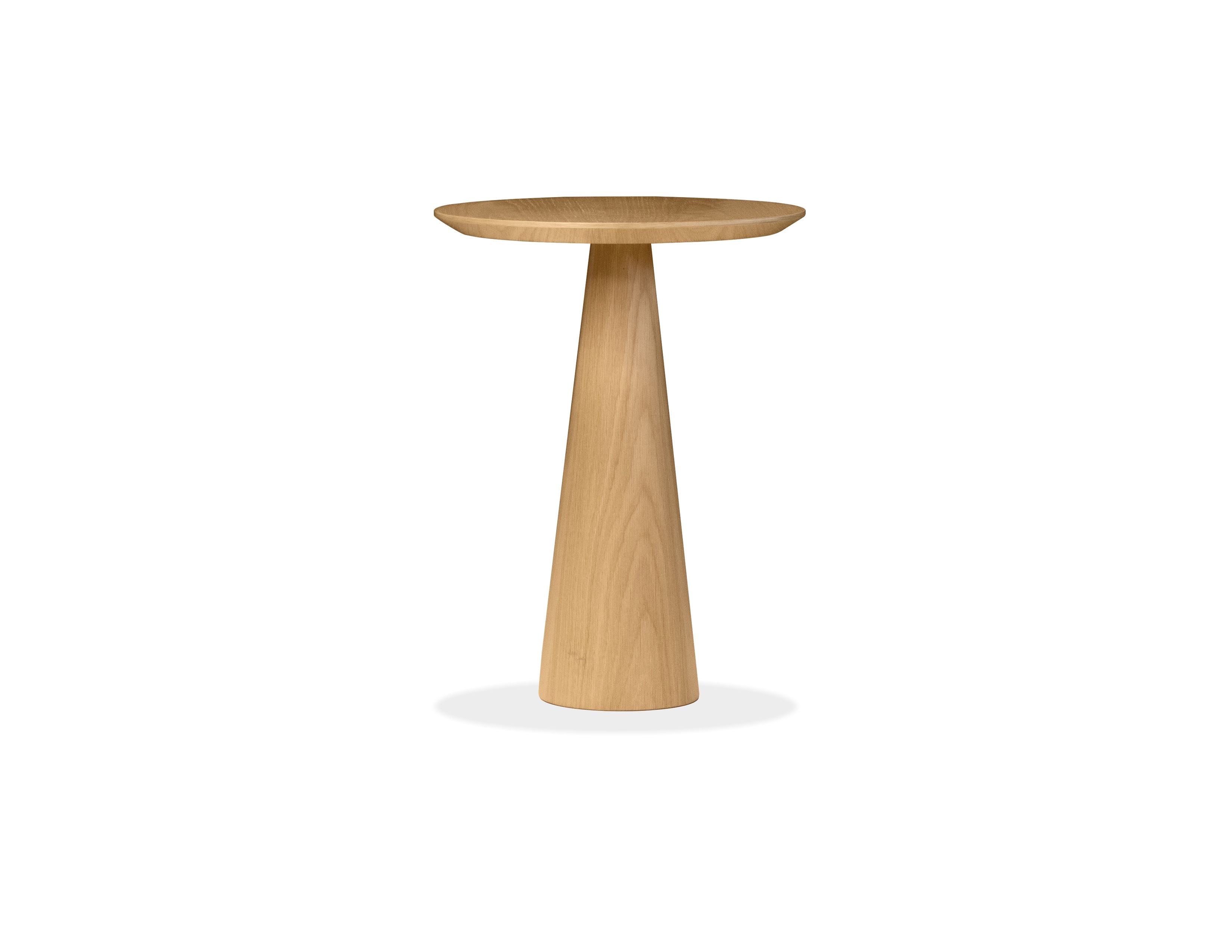 TOWER END table in Natural White Oak