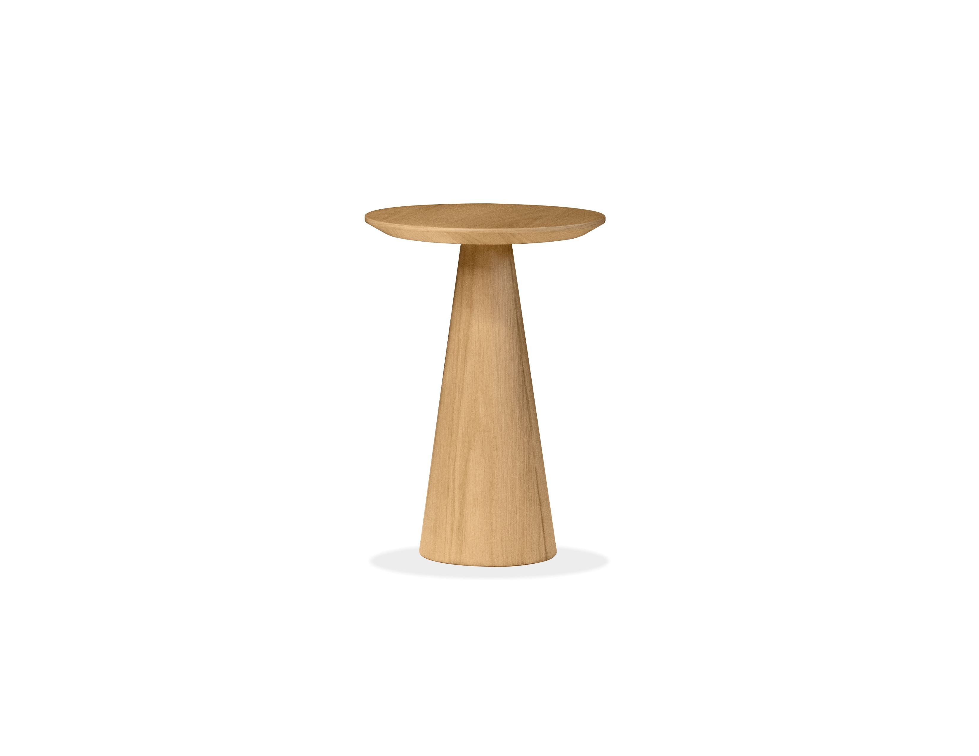 TOWER END table in Natural White Oak