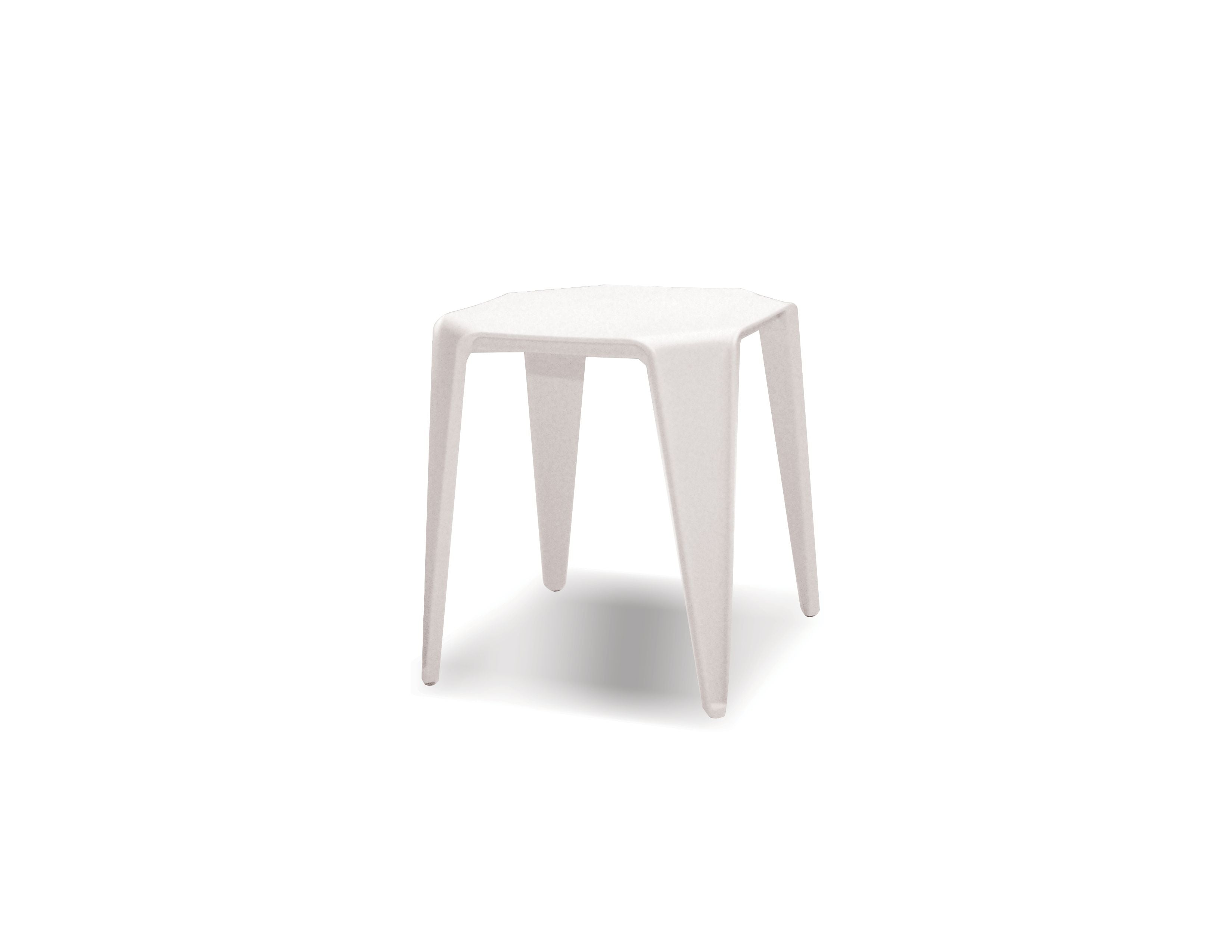 YATTA END table in White