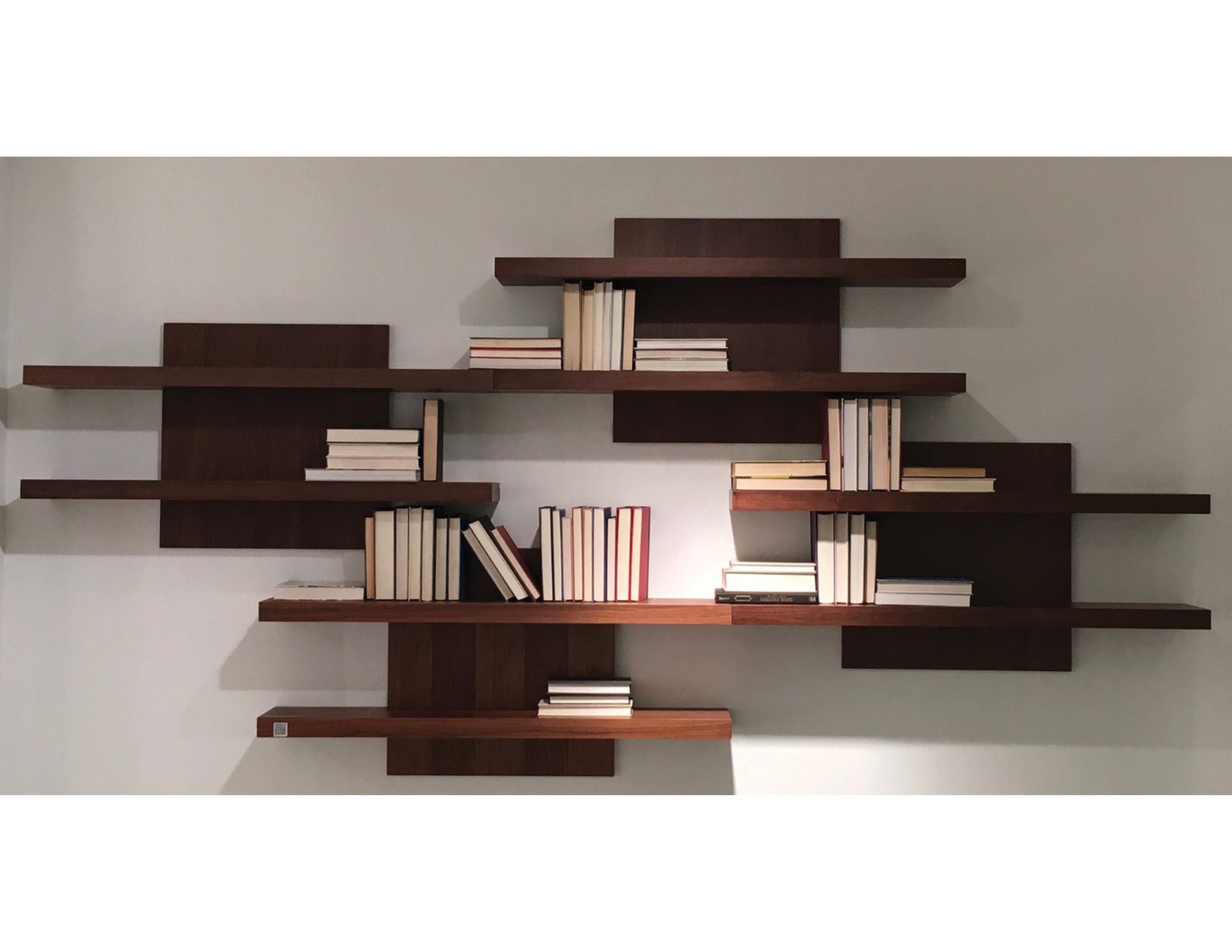 CARGO Shelf Unit Bookshelf in Natural Walnut